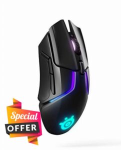SteelSeries Rival 650 Quantum Wireless Gaming Mouse - Rapid Charging Battery - 12