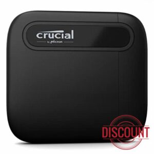 Crucial X6 1TB Portable SSD - Up to 800MB/s - PC and Mac - USB 3.2 USB-C External Solid State Drive - CT1000X6SSD9