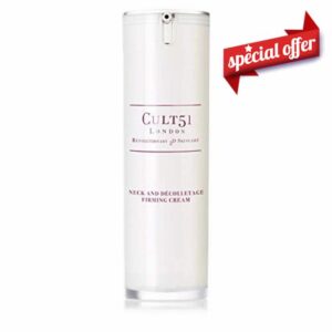 CULT 51 Neck & Décolleté Firming Cream. Neck cream for Wrinkle reduction and Tightening