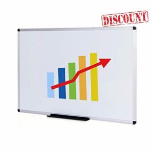 VIZ-PRO Dry Wipe Whiteboard 150 x 90 cm