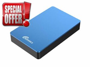 Sonnics 4TB Blue External Desktop Hard drive USB 3.0 Compatible with Windows PC