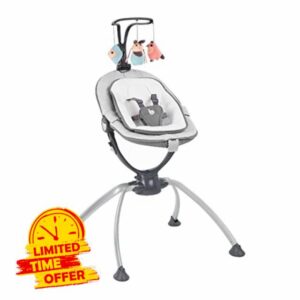 Babymoov Swoon Up Baby Bouncer - Adjustable height and foldable bouncer chair