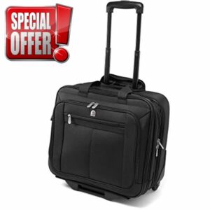 lombard Executive Wheeled Pilot Case - Extending Retractable Twin Handles