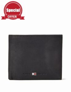 Tommy Hilfiger Men's Johnson Cc Flap and Coin Pocket Travel Accessory-Bi-Fold Wallet