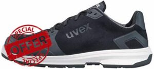 Uvex 1 Work Shoe - Safety Trainer S3 SRC ESD - Black
