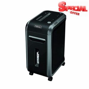 Fellowes Powershred 90S Strip-Cut Deskside Shredder with Silentshred