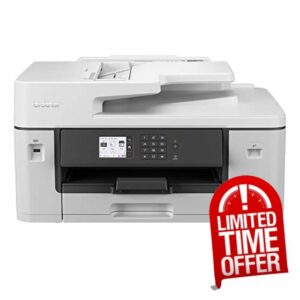 Brother MFC-J6540DW Wireless Colour Inkjet Printer |A4 4-in 1 (Print/Copy/Scan/Fax) | Wi-Fi/USB/NFC | A3 Print/Copy/Scan