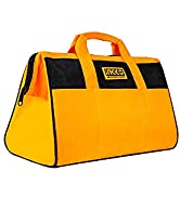 INGCO Tool Belt Pouch 600D Waterproof Polyester Aprons 14 Pocket Tool Belts for Adults with Adjus...