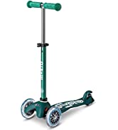 Micro Mini 3In1 Deluxe Push Along Scooter Blue Nursery Toddler Parent Handle First Scooter Boy Gi...