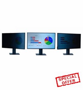 KAPSOLO 2-Way Adhesive Privacy Filter for 43.94 cm (17.3 Inches) Wide 16:9