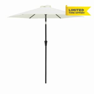 Jarka&Co 2.75m Patio Market Table Umbrella Garden Parasol with Crank and Tilt for Outdoor