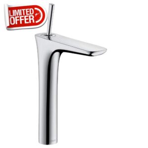 hansgrohe PuraVida basin mixer tap 200 with push open waste
