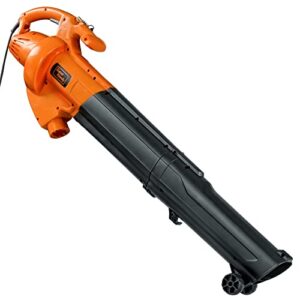 Vacuum and Mulcher 3 in 1 Electric 230V 3000W Corded Debris Duster 270KM/H (MAX) 10:1 Reduction Ratio 2 Stage 6 Variable Speed Lightweight Lawn and Garden Landscaping