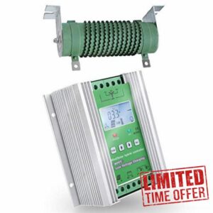 SolaMr 1000W MPPT Wind Solar Hybrid Charge Controller 400W Solar and 600W Wind Hybrid Charge Regulator 12V/24V Auto Identification System Voltage