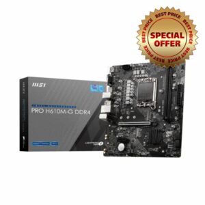 MSI PRO H610M-G DDR4 Motherboard