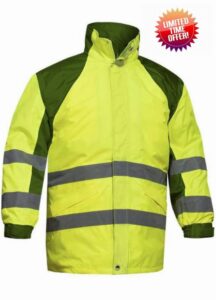 StandSafe Hi Vis 4 in 1 Multi-Use Winter Parka Coat Jacket Bodywarme