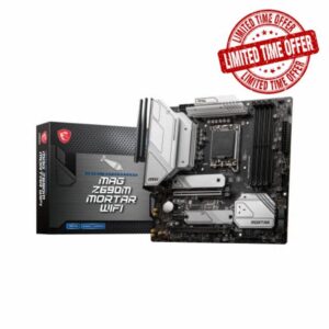 MSI MAG Z690M Mortar WiFi Motherboard M-ATX - Supports Intel 12th Gen Core Processor