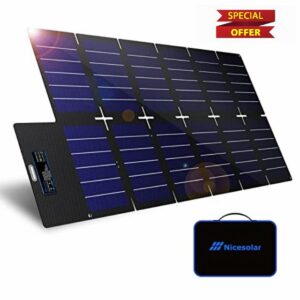 Nicesolar 100W Portable Solar Panel