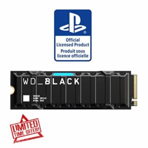 WD_BLACK SN850 1TB NVMe SSD - Officially Licensed for PS5 consoles - up to 7000MB/s
