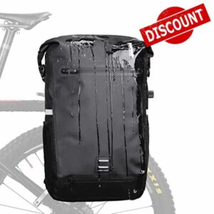 Rhinowalk Bike Pannier Bag Waterproof 22L Bicycle Rear Rack Trunk Bag for Cycling Bicycling Traveling Riding