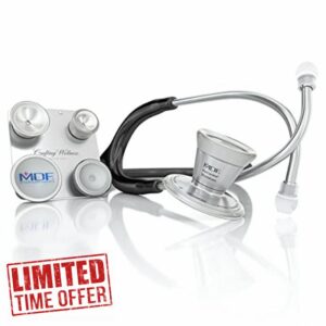 MDF ProCardial C3 Cardiology Lightweight Titanium Dual Head Stethoscope with Adult