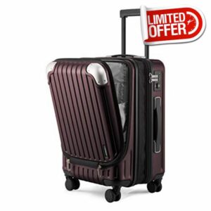 LEVEL8 Lightweight Carry-on Suitcase 20-Inch