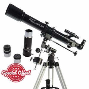 Celestron 21037 PowerSeeker 70EQ Refractor Telescope - Black