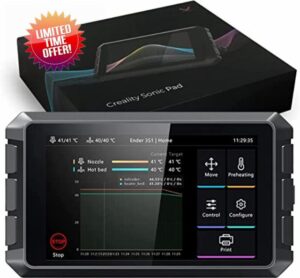 Creality Sonic Pad 3D Printed Smart Pad Based on Klipper Firmware for FDM 3D Printers Higher Your Printing Speed & Quality for Ender 3 V2/Ender 3 S1/Ender 3 S1 Pro 3D Printe