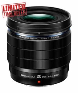 OM System M.ZUIKO DIGITAL ED 20mm F1.4 PRO