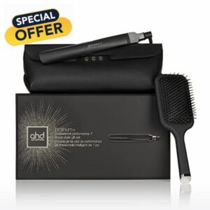 ghd Platinum+ Styler Giftset Edition - Hair Straighteners (Black)