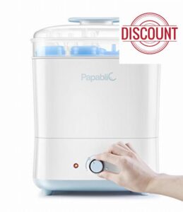 Papablic Baby Bottle Electric Steam Sterilizer and Drye