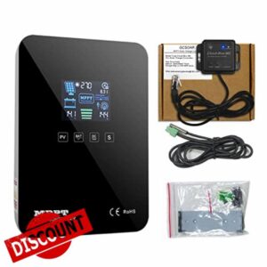 MPPT Charge Controller 60A +WIFI Cloud Moduel 12V/24V Auto Max Input 100V