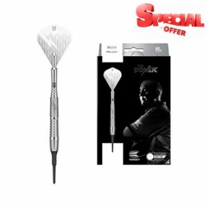 Phil Taylor Power 9-Five Gen 6 18G 95% Tungsten Soft Tip Darts Se