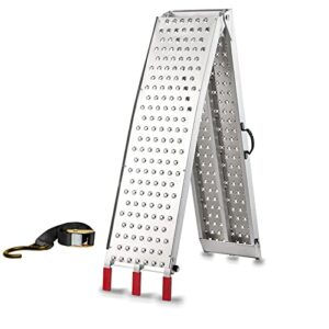 gardhom 228x30.5cm ATV Motorcycles Loading Ramp with 340KG/Pack Loading Capacity