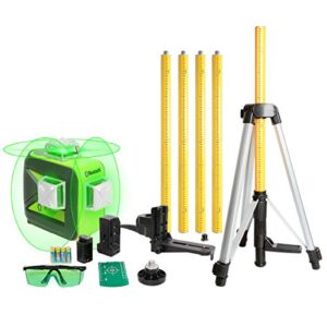 3D 3X 360 Laser Level Green with Bluetooth