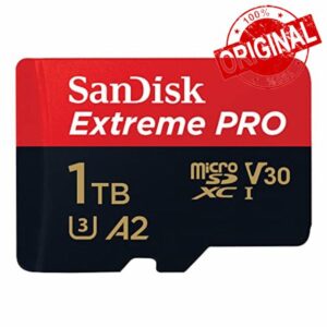 SANDISK - CARDS EXTREME PRO MICROSDXC 1TB+SD ADAPTER 200MB/S 140MB/S A2 C10 V
