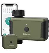 Smart Water Timer, Diivoo Bluetooth Sprinkler Irrigation Timer with Frequency, Duration Irrigatio...