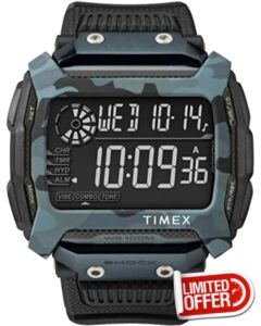 Timex Men's Digital Quartz Watch with Plastic Strap TW5M182