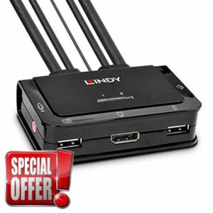 LINDY 2 Port DisplayPort 1.2