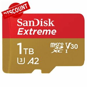 SanDisk 1TB Extreme microSDXC card + SD adapter + RescuePRO Deluxe