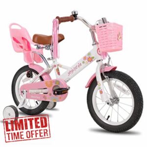 STITCH Little Daisy Kids Bike for 2-7 Years Girls with Stabilisers