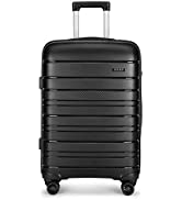 Kono Large Check in Luggage 28 inch Lightweight Polypropylene Hard Shell Suitcase with TSA Lock S...