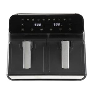 Double Drawer Air Fryer With Digital Touch Control