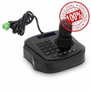 Yuanyang PTZ Camera Controller 4D PTZ Joystick RS485 Controller Keyboard with Backlight LCD Screen Pelco Protocol
