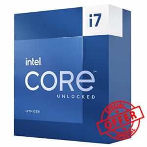 Intel Core i7-13700K Desktop Processor 16 cores (8 P-cores + 8 E-cores) 30M Cache