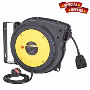 AmazonCommercial Retractable Extension Cable Reel