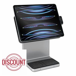 Kensington StudioDock iPad Pro Docking Station Stand - Adjustable Tablet Holder for iPad Pro 12.9 (2018/2020/2022) Magnetic Connection - Rapid iPad