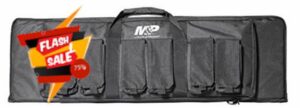 Smith & Wesson M&P Pro Tac Padded Rifle Case with Ballistic Fabric Construction and External Pockets for Shooting