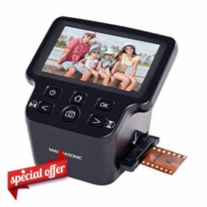 Magnasonic All-In-One 24MP Film Scanner with Large 5" Display & HDMI