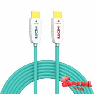 RUIPRO 8K HDMI Fibre Optic Cable 10m 48Gbps 8K@60Hz 4K@120Hz Dynamic HDR/eARC/HDCP 2.2 / 3D Slim Flexible for HDTV/Projector/Home Theatre/TV Box/Gaming Box